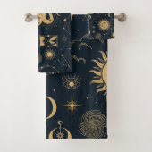 Sun en Moon-Astronomy Witch Bad Handdoek (Insitu)