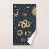 Sun en Moon-Astronomy Witch Bad Handdoek (Handdoek)