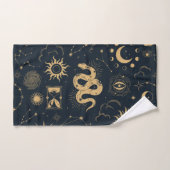 Sun en Moon-Astronomy Witch Handdoek (Handdoek)