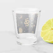 Sun en Moon-Astronomy Witch Shot Glas (Achterkant)