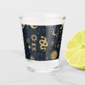 Sun en Moon-Astronomy Witch Shot Glas (Voorkant)