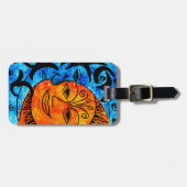 Sun en Moon Bagagelabel (Voorkant horizontaal)