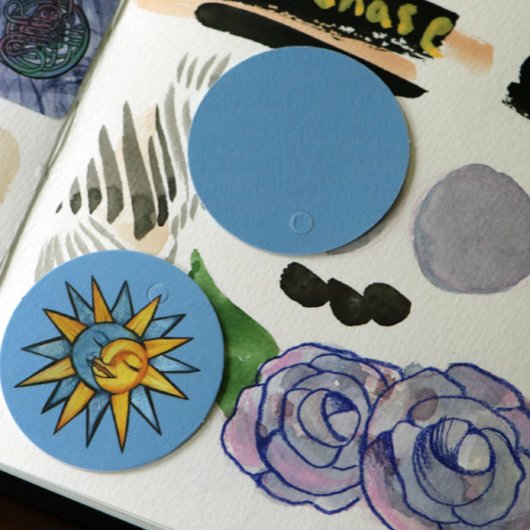 Sun en Moon Bedankjes Labels