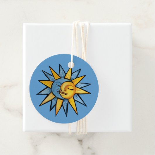 Sun en Moon Bedankjes Labels (In situ)