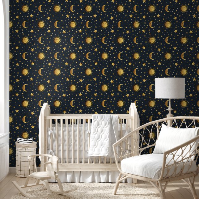 Sun en Moon Behang (Kinderen)