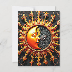 Sun en Moon Briefkaart