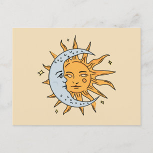 Sun en Moon Briefkaart