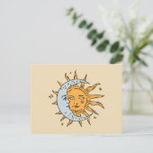 Sun en Moon Briefkaart (Staand voorkant)