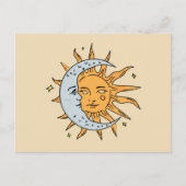 Sun en Moon Briefkaart (Voorkant)