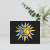 Sun en Moon Briefkaart (Staand voorkant)