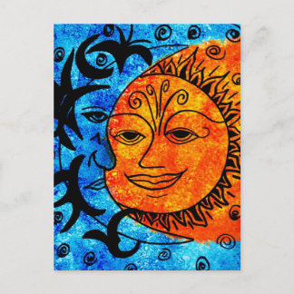 Sun en Moon Briefkaart