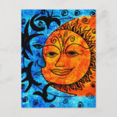 Sun en Moon Briefkaart (Voorkant)