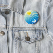 Sun en Moon Buttom Ronde Button 5,7 Cm (In situ)