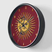 Sun en Moon Faces Boho Gold en Red (Hoek)