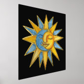 Sun en Moon Folie Afdrukken (Laagn)