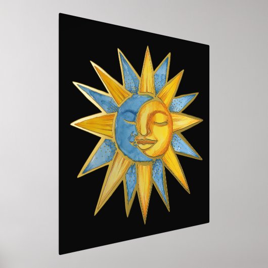 Sun en Moon Folie Afdrukken (Laagn)