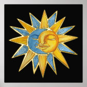 Sun en Moon Folie Afdrukken (Voorkant)