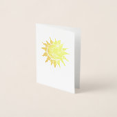 Sun en Moon Folie Kaarten (Voorkant)