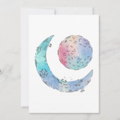 Sun en Moon Gallery Wrap Kaart (Voorkant)