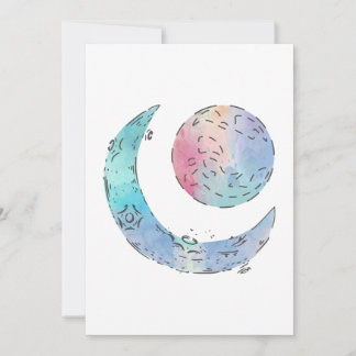 Sun en Moon Gallery Wrap Kaart