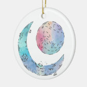 Sun en Moon Keramisch Ornament (Links)