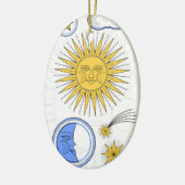  Sun en Moon Keramisch Ornament (Links)