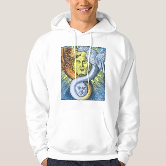 Sun en Moon, Lion en Bird Ouroboros Hoodie (Voorkant)