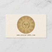 Sun en Moon Monogram Visitekaartje (Achterkant)
