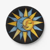 Sun en Moon Papieren Bordje (Voorkant)