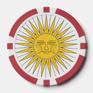  Sun en Moon Poker Chips