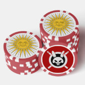  Sun en Moon Poker Chips (Opstapeling)