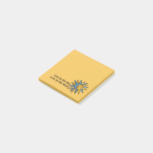 Sun en Moon Post-it® Notes (Schuin)