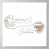 Sun en Moon Poster (Voorkant)