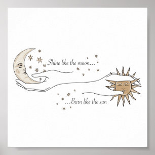 Sun en Moon Poster
