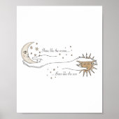 Sun en Moon Poster (Voorkant)