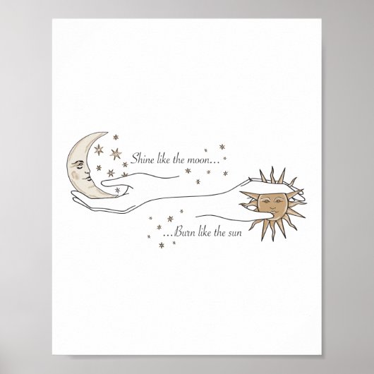 Sun en Moon Poster (Voorkant)