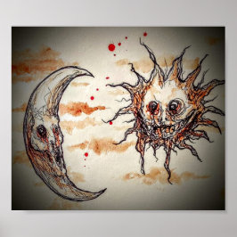 Sun en Moon Poster