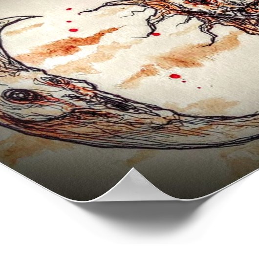 Sun en Moon Poster (Hoek)