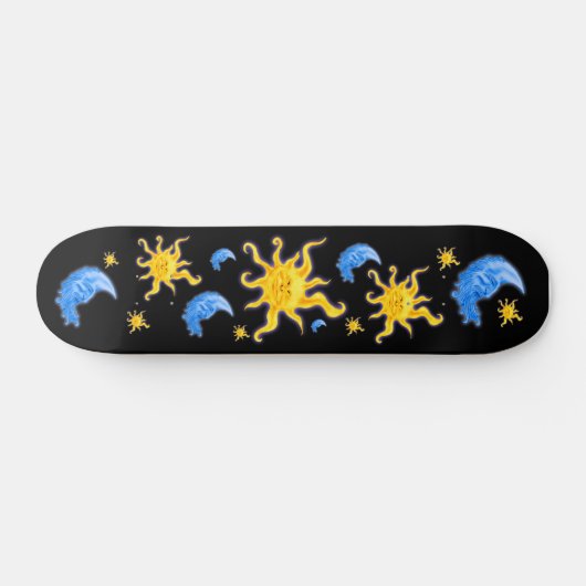 Sun en Moon Skateboard (Horizontaal)