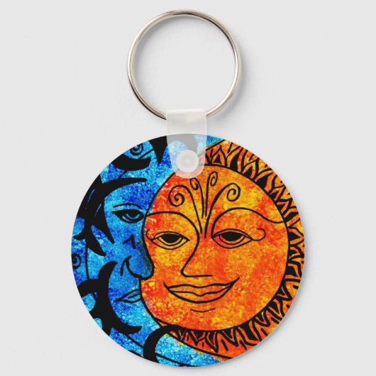 Sun en Moon Sleutelhanger (Voorkant)