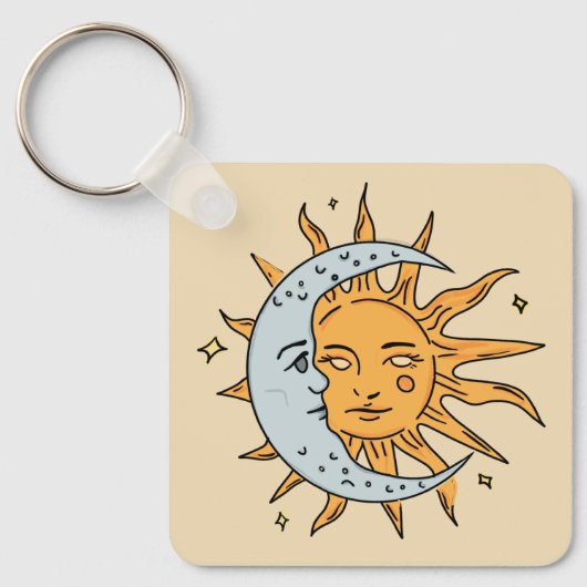 Sun en Moon Sleutelhanger (Voorkant)