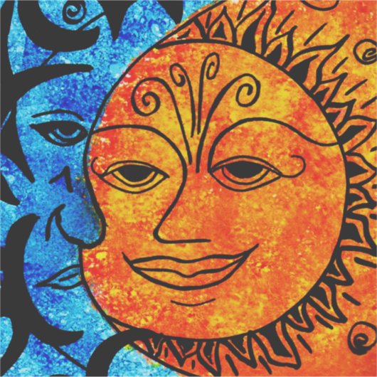 Sun en Moon Sticker (Voorkant)