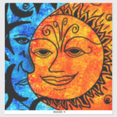 Sun en Moon Sticker (Vel)