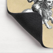 Sun en Moon Symbols Sepia Muismat (Hoek)