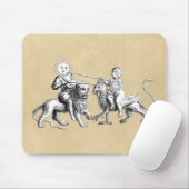 Sun en Moon Symbols Sepia Muismat (Met muis)