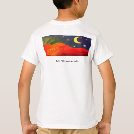 Sun en Moon T Shirt (Achterkant)