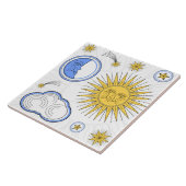  Sun en Moon Tegeltje (Zijkant)