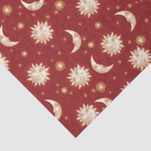 Sun en Moon Tissuepapier (Detail)
