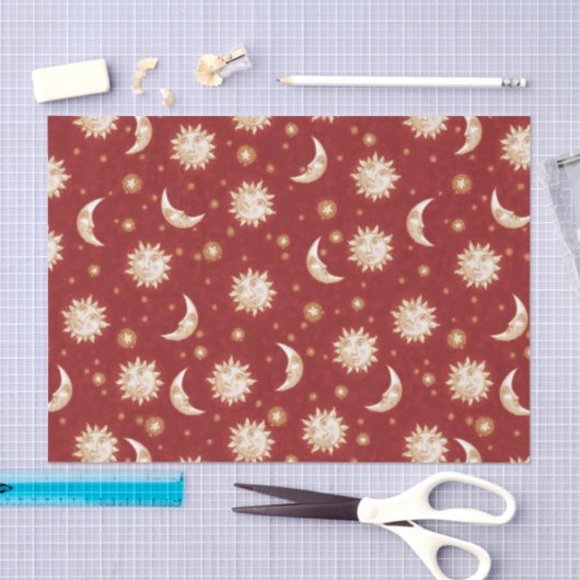 Sun en Moon Tissuepapier (Craft)