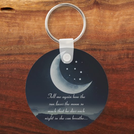 Sun en Moon Verse Sleutelhanger (Voorkant)
